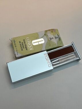 RARE CLINIQUE Brow Shaper 07 SOFT BROWN 3.1g w/2 Brushes FULL SIZE HTF